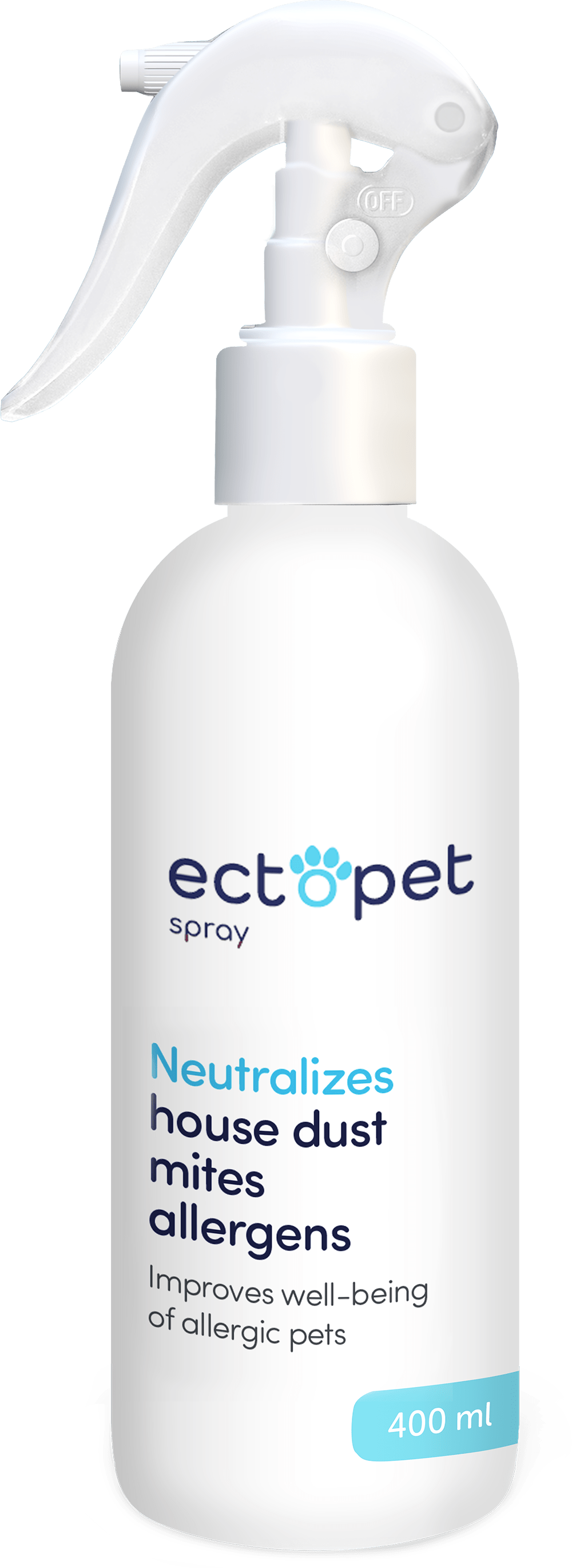 Ectopet Spray neutralizes allergens in the pet’s environment. </p>
<h2>Ectopet SPRAY</h2>
<p>Ectopet Spray neutralizes allergens in the pet’s environment.